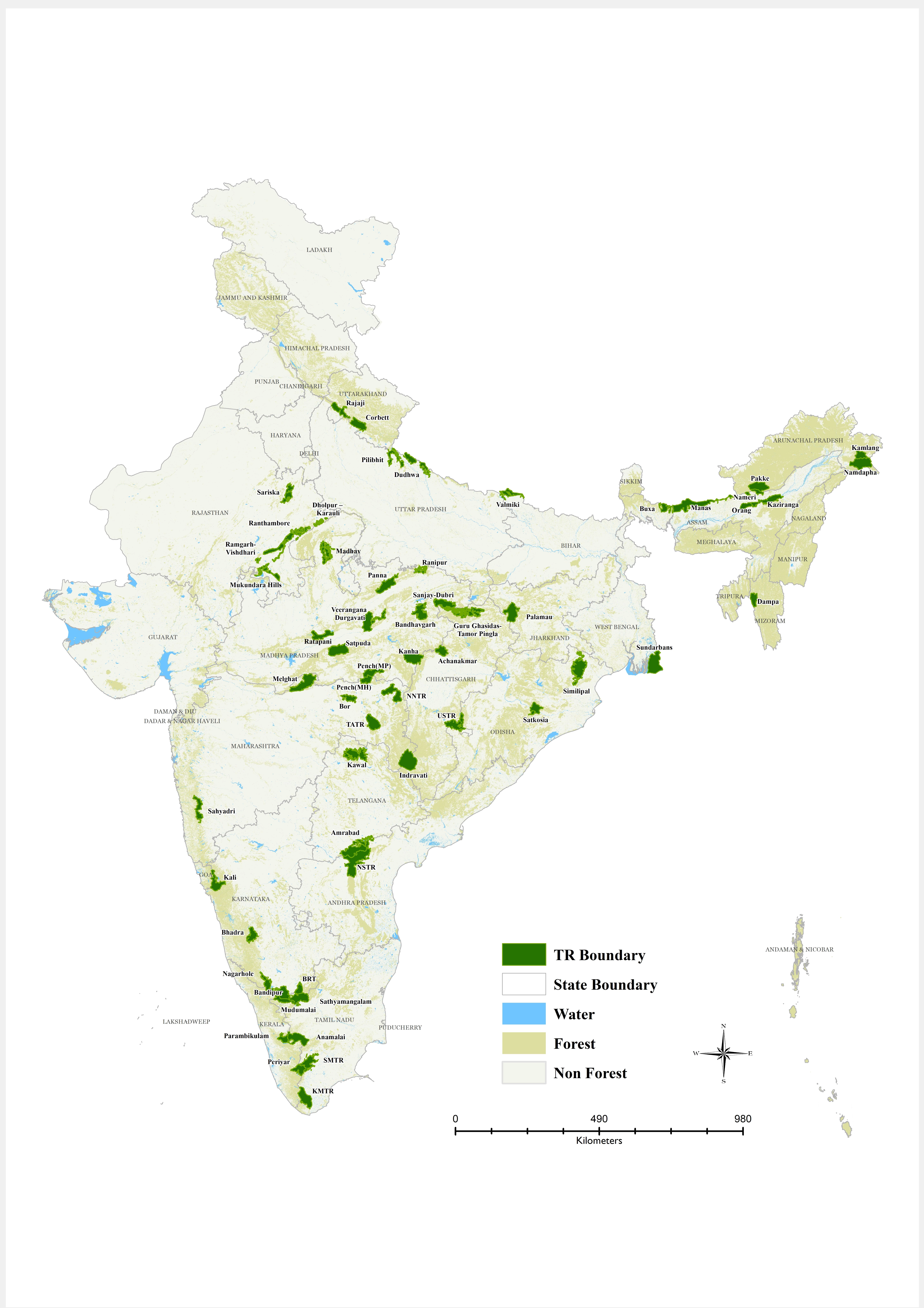 Tiger reserves of India